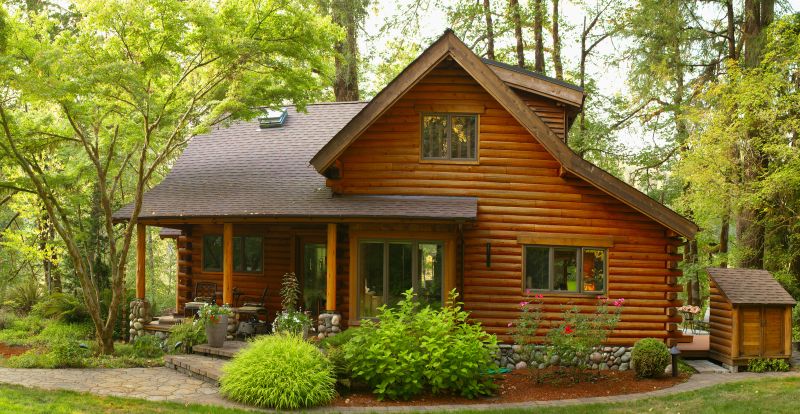 Log Siding Staining